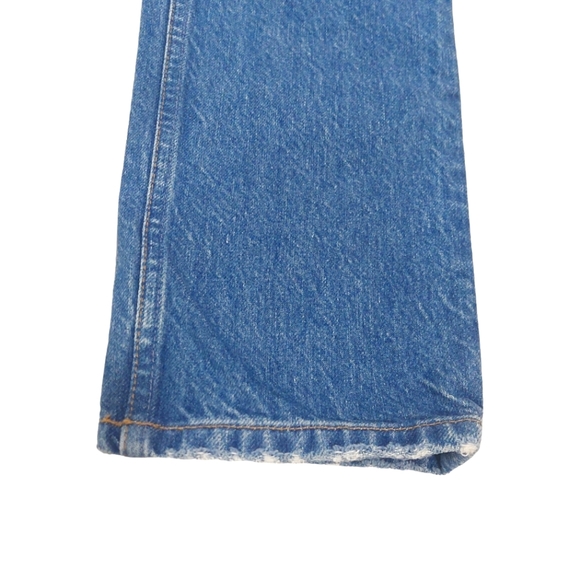 Reformation Cynthia Button Fly High Rise Straight Shasta Destroyed Jeans - Picture 8 of 14